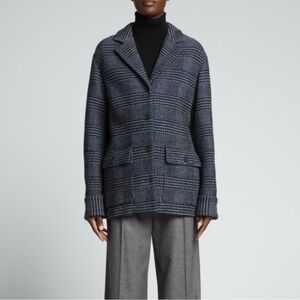 THEORY Darwin Tweed Single Breasted Blazer Jacket Women's Size Small